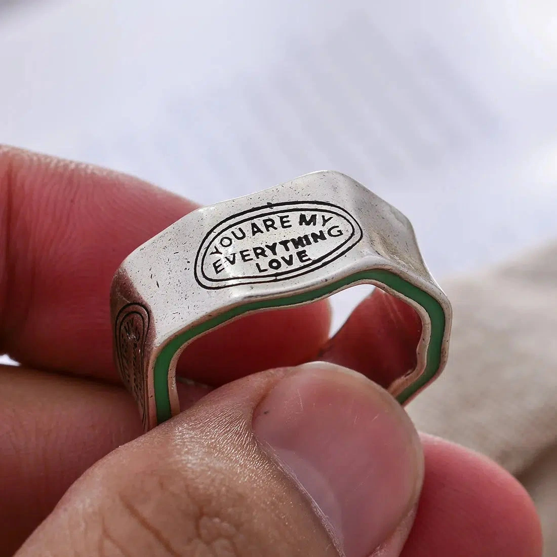 Anello Mio Eterno Amore: Per Sempre Insieme, Un'Eterna Promessa!